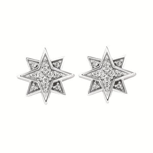 Nine Pointed Star Earrings