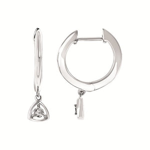 Accented Hoop Earrings