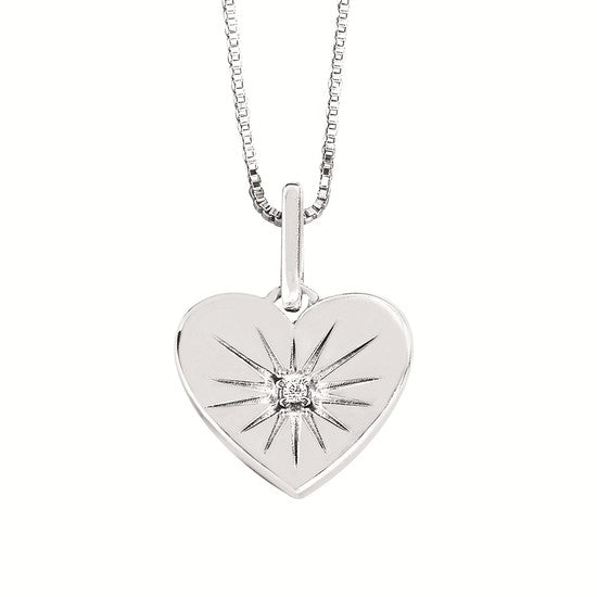 Heart Starburst Necklace