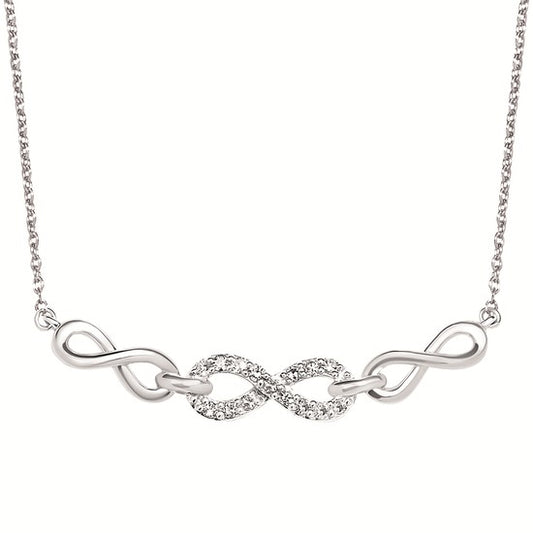 Triple Infinity Necklace