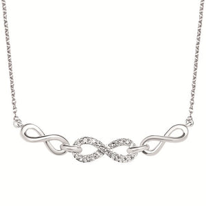 Triple Infinity Necklace