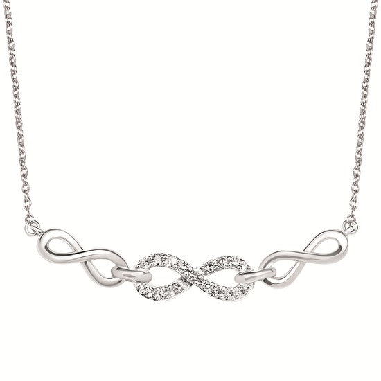 Triple Infinity Necklace