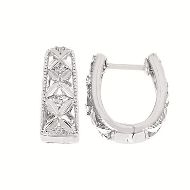 Diamond & Detail Huggies