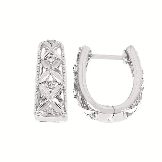 Diamond & Detail Huggies