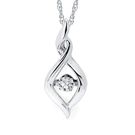 Dancing Diamond Necklace