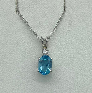 Blue Topaz Necklace