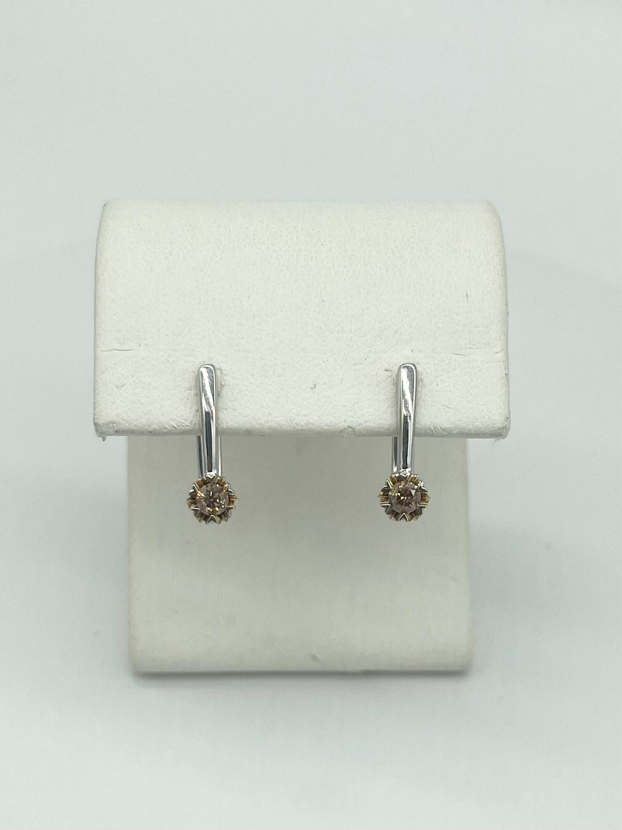 Chocolate Diamond Hoops