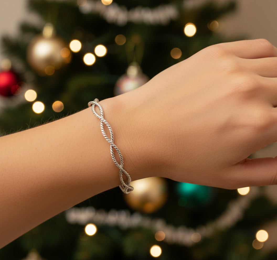 Sterling Silver Rope Bracelet