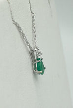 Load image into Gallery viewer, Petite Emerald Necklace