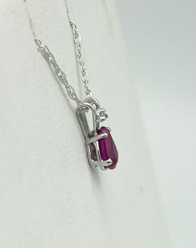 Ruby & Diamond Pendant