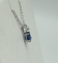 Load image into Gallery viewer, Pear Sapphire Necklace