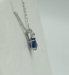 Pear Sapphire Necklace