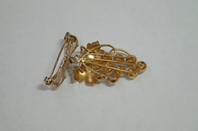 Load image into Gallery viewer, 14k Gold Vintage Opal Grape Brooch
