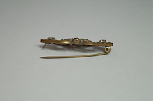 Load image into Gallery viewer, White Rhinestone Brooch