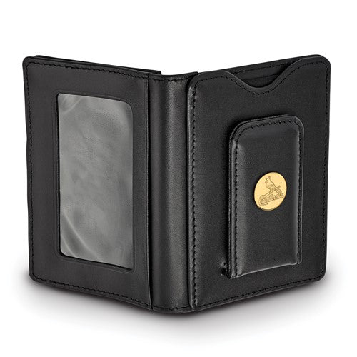 St. Louis Cardinals Black Leather Wallet