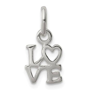 Sterling Silver "Love" Charm