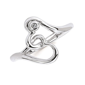 Double Hearts Ring