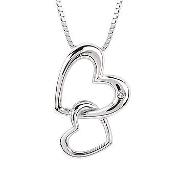 Double Heart Necklace