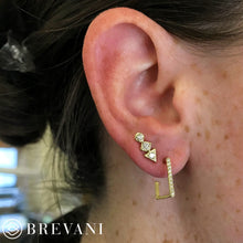 Load image into Gallery viewer, Geometric Huggie Earrings
