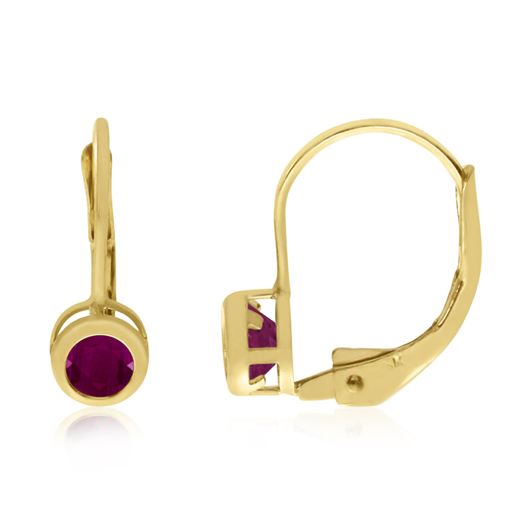 Yellow Ruby Lever Backs