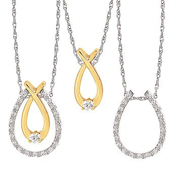 Teardrop Enhanceable Necklace