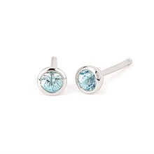 Load image into Gallery viewer, Bezel Gemstone Earrings