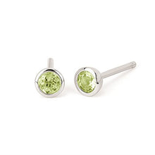 Load image into Gallery viewer, Bezel Gemstone Earrings