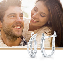 Load image into Gallery viewer, Diamond Omega Earrings