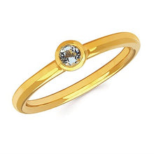 Load image into Gallery viewer, Bezel Gemstone Rings