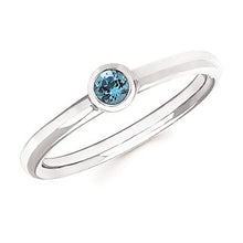 Load image into Gallery viewer, Bezel Gemstone Rings