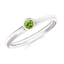 Load image into Gallery viewer, Bezel Gemstone Rings