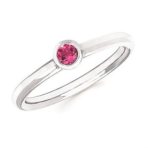 Bezel Gemstone Rings