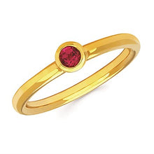 Load image into Gallery viewer, Bezel Gemstone Rings