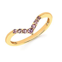 Load image into Gallery viewer, Birthstone Chevron Bands