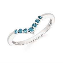 Load image into Gallery viewer, Birthstone Chevron Bands