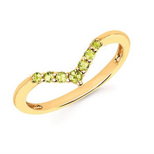 Load image into Gallery viewer, Birthstone Chevron Bands