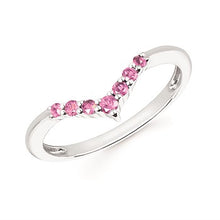 Load image into Gallery viewer, Birthstone Chevron Bands