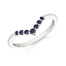 Load image into Gallery viewer, Birthstone Chevron Bands