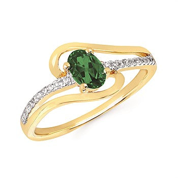 Gemstone & Diamond Ring