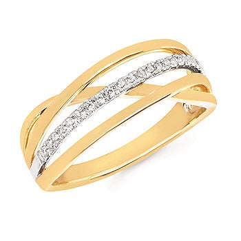 Duel Tone Fashion Ring