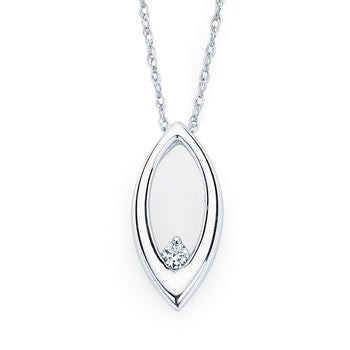 Diamond Iris Necklace
