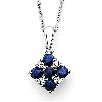 Gemstone & Diamond Pendant