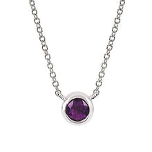 Load image into Gallery viewer, Bezel Gemstone Necklace