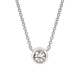Bezel Gemstone Necklace
