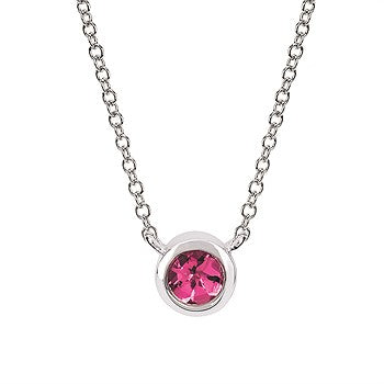 Bezel Gemstone Necklace