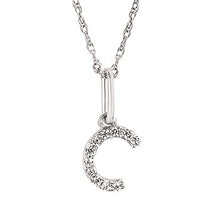 Load image into Gallery viewer, Diamond Initial Pendant