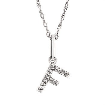 Diamond Initial Pendant