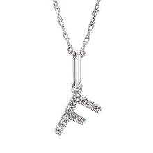 Load image into Gallery viewer, Diamond Initial Pendant