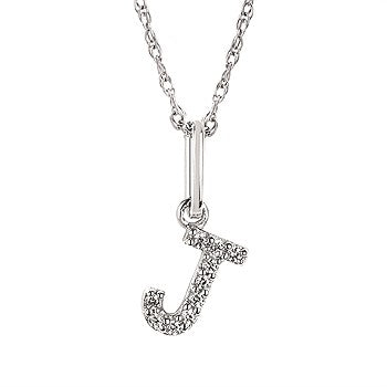 Diamond Initial Pendant