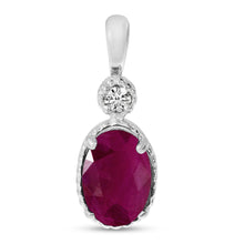 Load image into Gallery viewer, Ruby &amp; Diamond Necklace